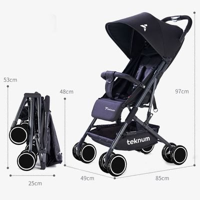 Teknum Yoga Lite Stroller - Black